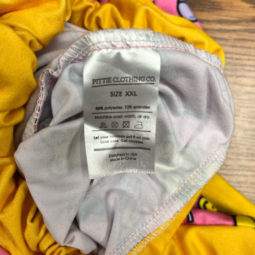 NWT Pittie Clothing Company Cotton Modal Pitbull Dog Pajamas size XXL - Picture 6 of 9